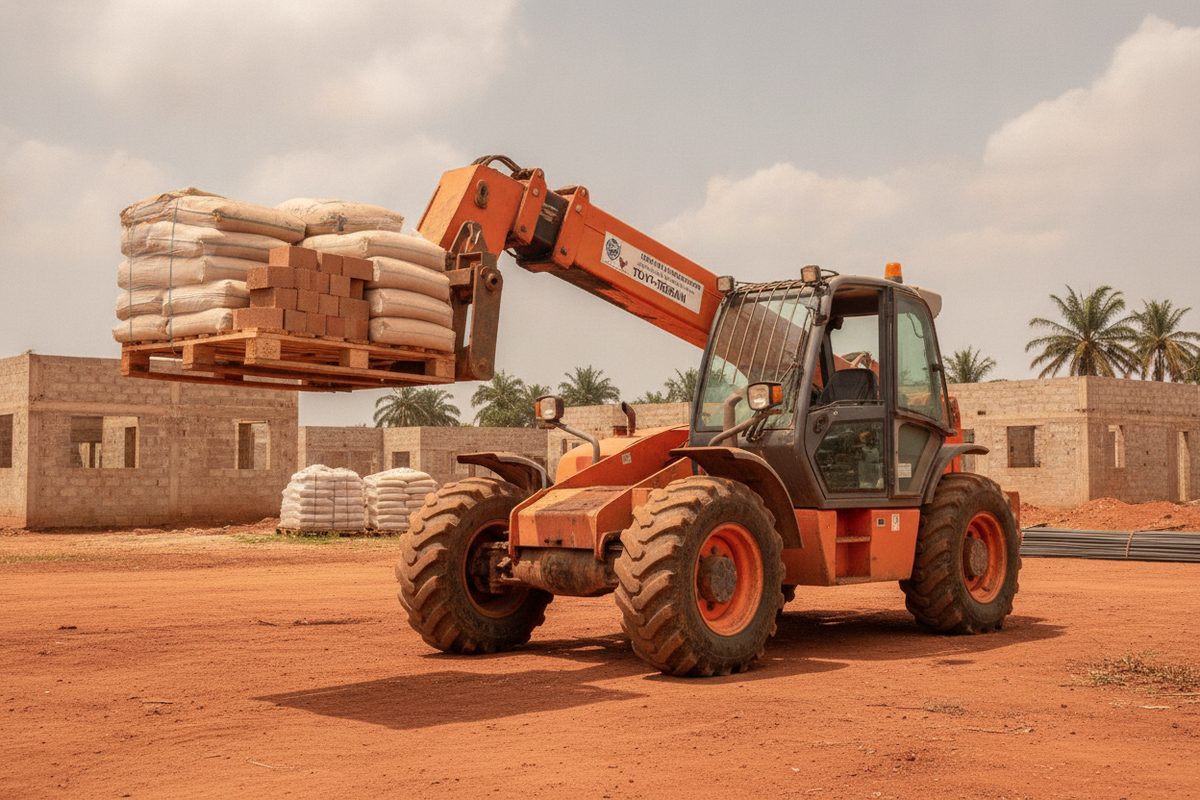 Location Chariot de Manutention Tout-Terrain - 2M Transport International - Dakar Senegal